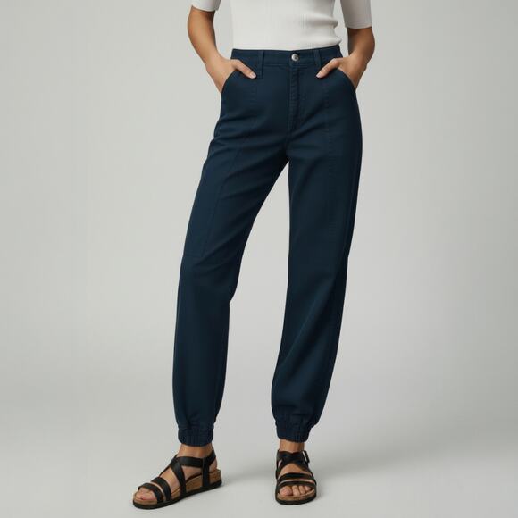 Anthropologie AMO Madeline Joggers in Neptune Size 25 NEW - Picture 1 of 11